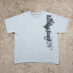 Vintage‎ Y2K National Guard Grunge T Shirt XL